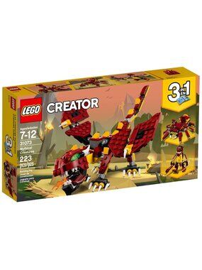 LEGO Creator 31073 Mythical Creatures 3-in-1 – Retired Complete w/ Box & Instruc